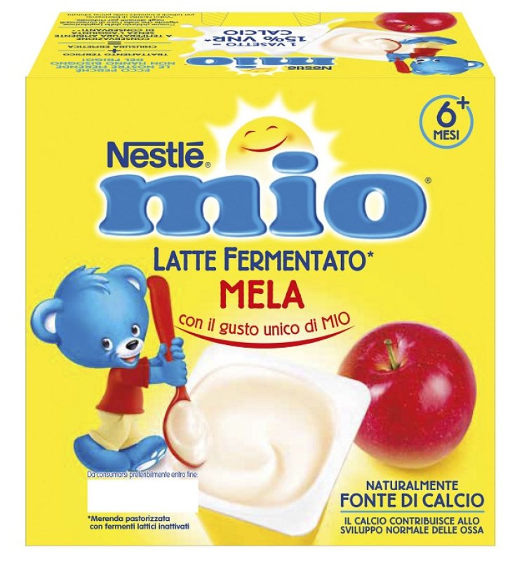 MIO Mer.Latte Ferm.Mela 4x100g