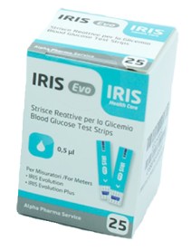 IRIS EVO Strisce Glucosio 25pz