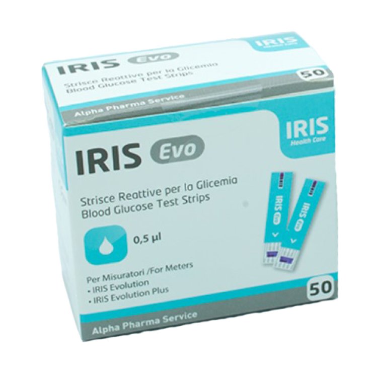STRISCE MISURAZIONE GLICEMIA IRIS EVO 50 PEZZI STRISCE MISURAZIONE GLICEMIA IRIS EVO 50 PEZZI
