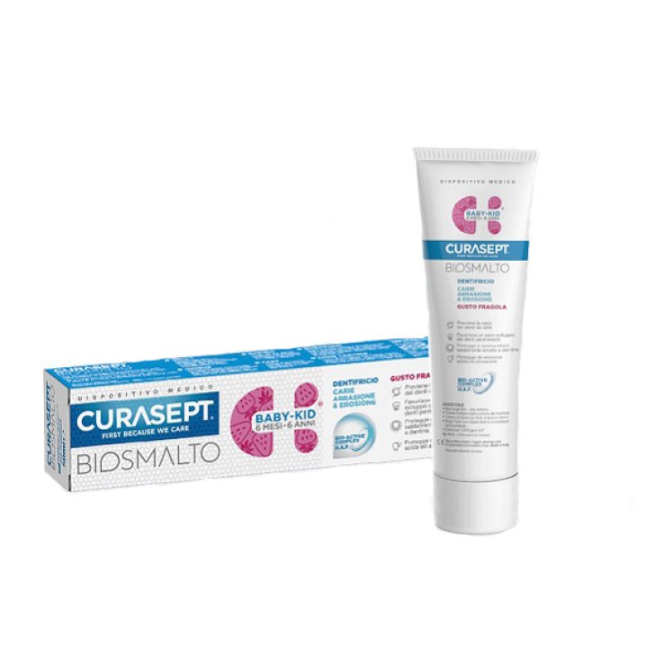 CURASEPT BIOSMALTO DENTIFRICIO BABY KID FRAGOLA 50 ML CURASEPT BIOSMALTO DENTIFRICIO BABY KID FRAGOLA 50 ML
