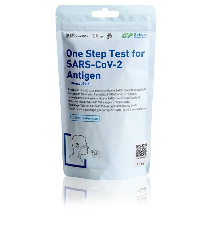 TEST ANTIGENICO RAPIDO COVID-19 ONE STEP AUTODIAGNOSTICO DETERMINAZIONE QUALITATIVA ANTIGENI SARS-COV-2 IN TAMPONI NASALI MEDIANTE IMMUNOCROMATOGRAFIA 1 PEZZO