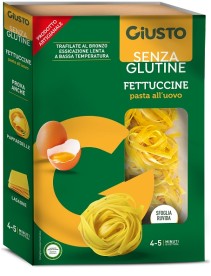 GIUSTO S/G FETTUCCINE UOVO250G