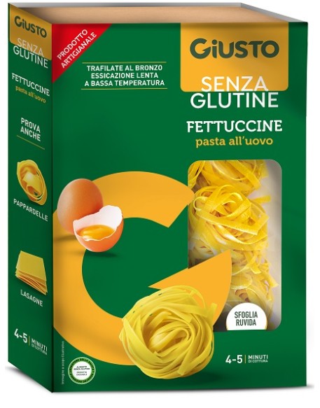 GIUSTO S/G FETTUCCINE UOVO250G