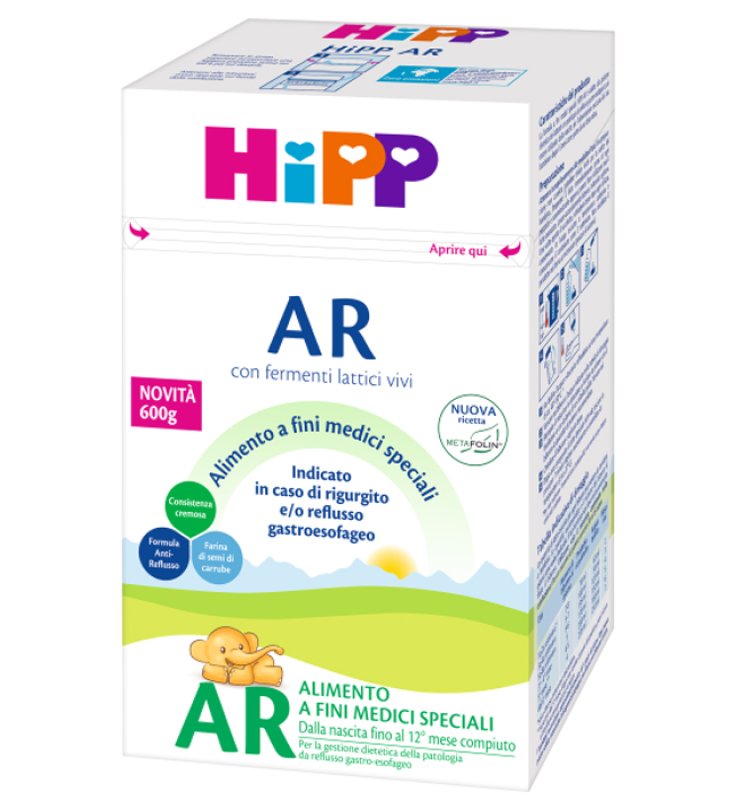 HIPP LATTE AR C/METAFOLINA 600G