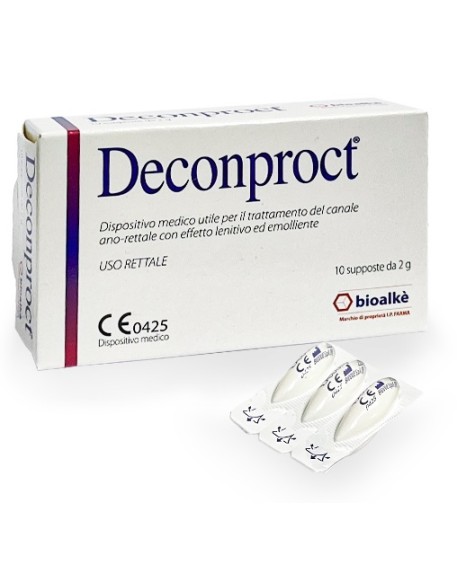 DECONPROCT SUPPOSTE 10PZ