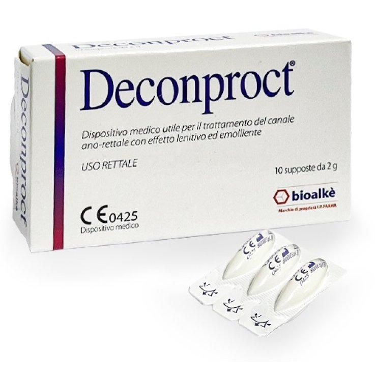 DECONPROCT SUPPOSTE 10PZ DECONPROCT SUPPOSTE 10PZ