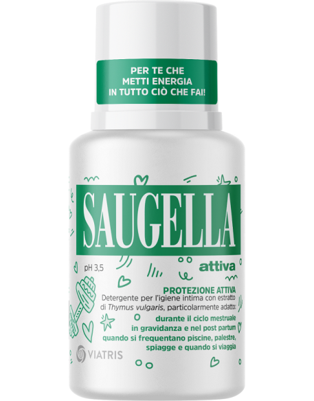 SAUGELLA ATTIVA PH 3,5 PROTEZIONE ATTIVA DETERGENTE IGIENE INTIMA 100 ML