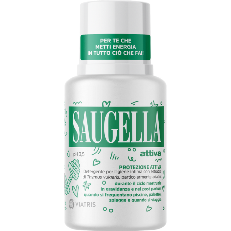SAUGELLA ATTIVA PH 3,5 PROTEZIONE ATTIVA DETERGENTE IGIENE INTIMA 100 ML SAUGELLA ATTIVA PH 3,5 PROTEZIONE ATTIVA DETERGENTE IGIENE INTIMA 100 ML