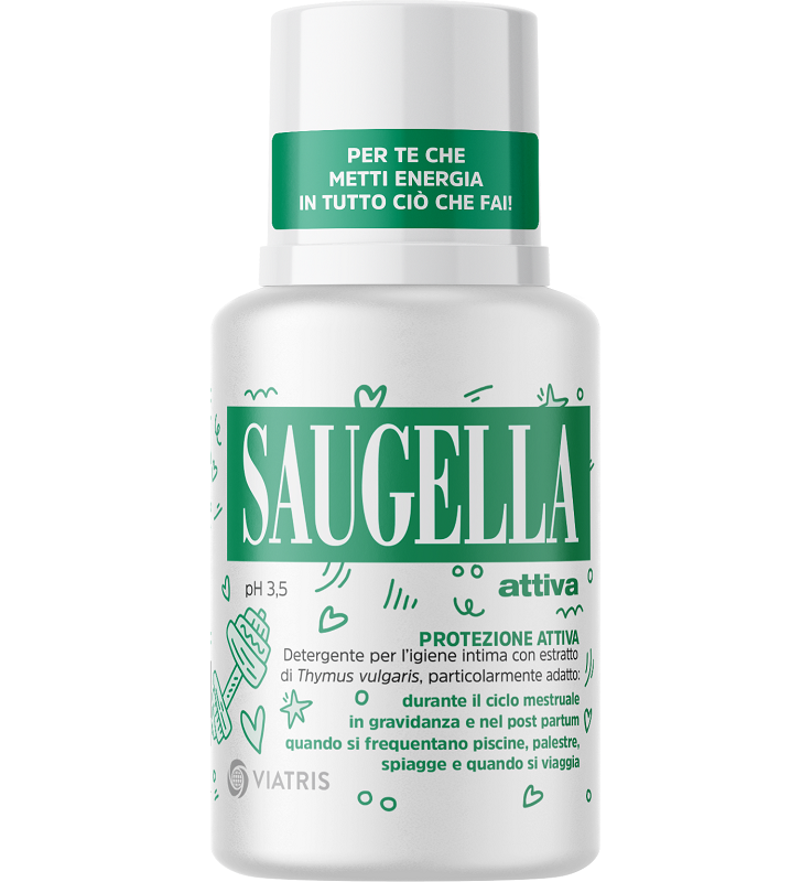 SAUGELLA ATTIVA PH 3,5 PROTEZIONE ATTIVA DETERGENTE IGIENE INTIMA 100 ML SAUGELLA ATTIVA PH 3,5 PROTEZIONE ATTIVA DETERGENTE IGIENE INTIMA 100 ML