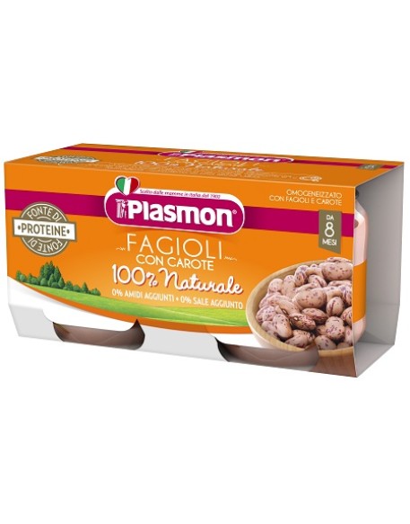 OMO PL.Fagioli/Carote 2x80g