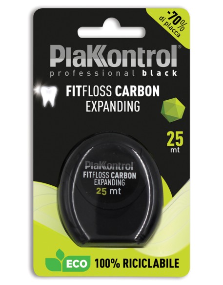 PLAKKONTROL FIT FLOSS CARB 25M