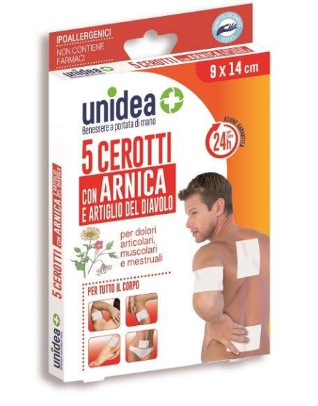 CEROTTO ANTIREUMATICO ALL'ARNICA UNIDEA 5 PEZZI