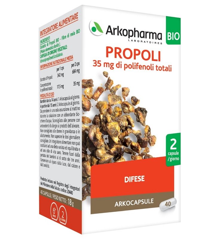ARKO CAPSULE PROPOLI BIO 40 CAPSULE