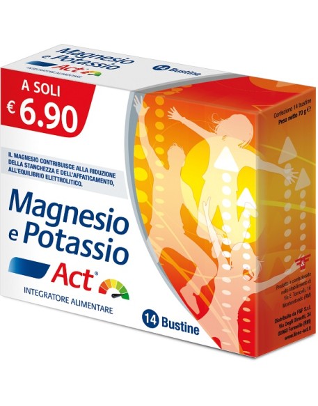 MAGNESIO E POTASSIO ACT 14 BUSTINE 5 G