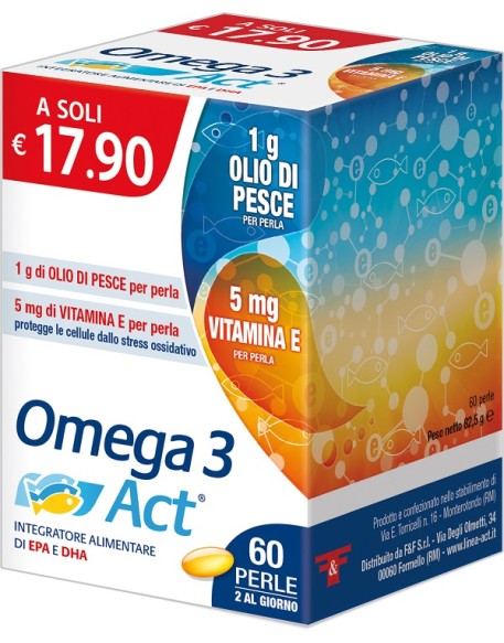 OMEGA 3 ACT 60PERLE 1G