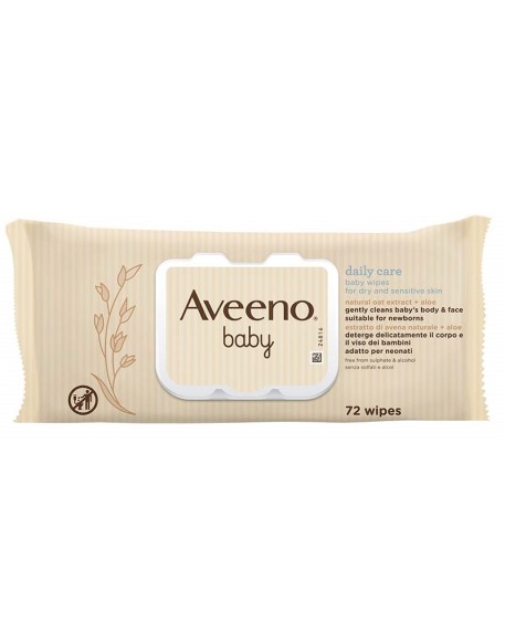 AVEENO BABY SALVIETTINE 72 PEZZI