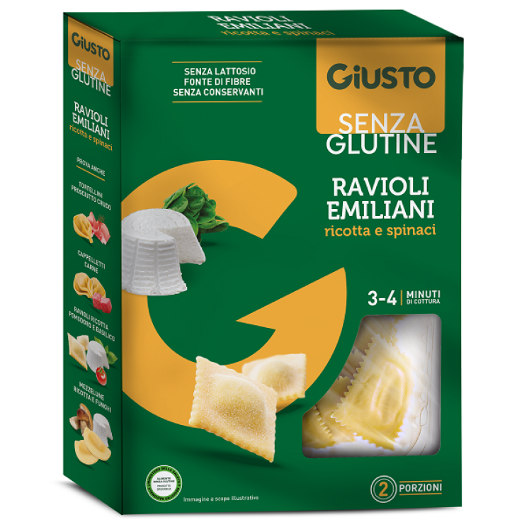 GIUSTO S/G RAVIOLI RICOTTA/SPI GIUSTO S/G RAVIOLI RICOTTA/SPI