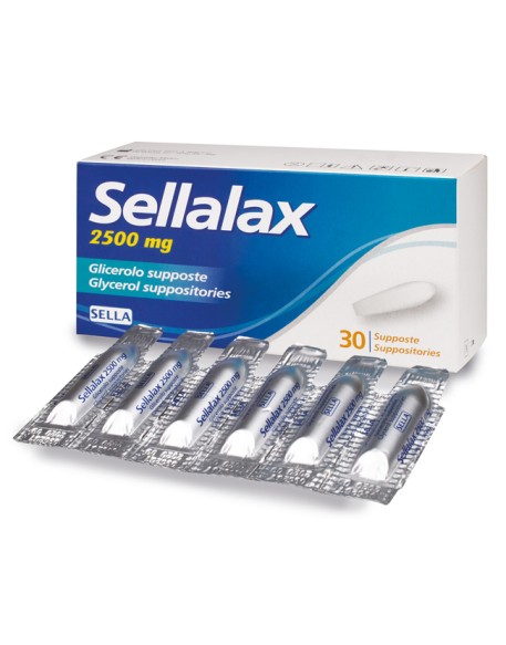 SELLALAX 2500MG SUPP GLIC 30PZ