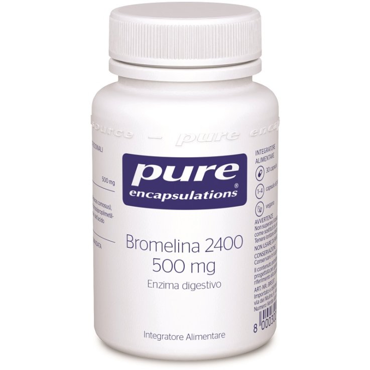 PURE ENCAPSUL BROMELINA 30CPS PURE ENCAPSUL BROMELINA 30CPS