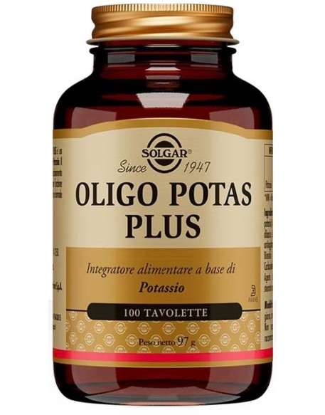 OLIGO POTAS PLUS 100TAV SOLGAR