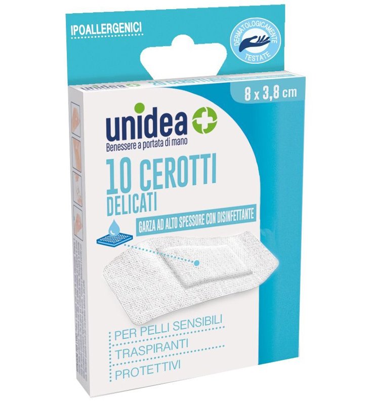 CEROTTO UNIDEA SUPER 8 X 3,8 CM TESSUTO NON TESSUTO 10 PEZZI
