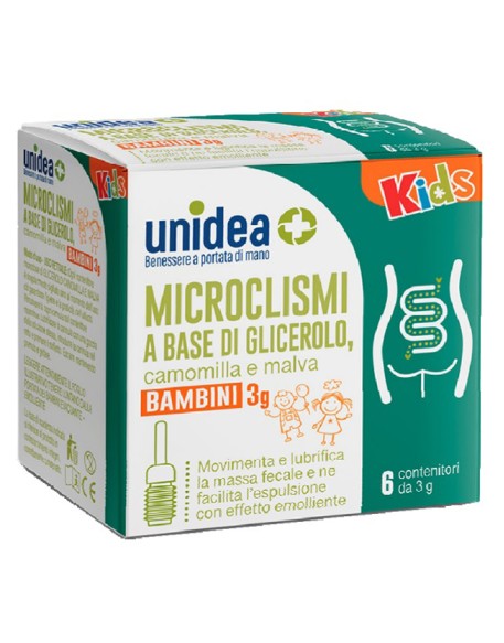 UNIDEA MICROCLISMI KIDS   3MG