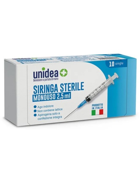 UNIDEA SIRINGA MONOUSO    2,5ML