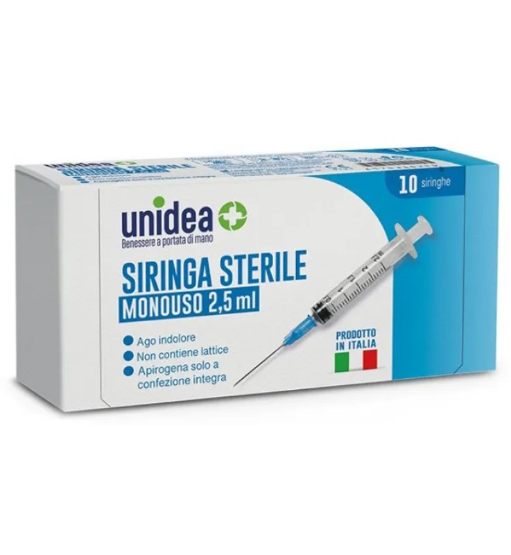 UNIDEA SIRINGA MONOUSO    2,5ML