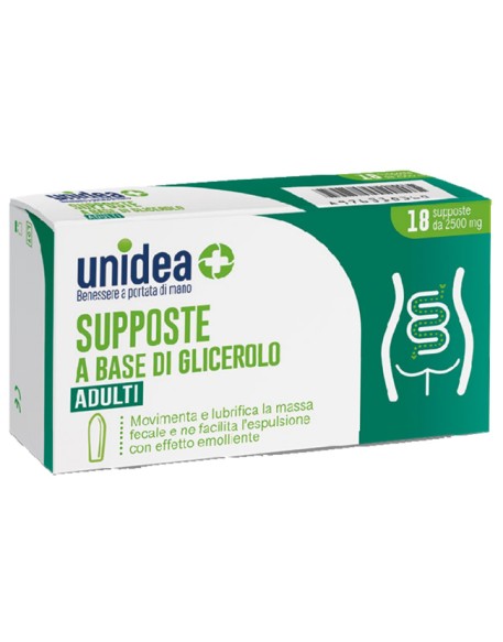 UNIDEA SUPPOSTE GLICERINA 2500MG