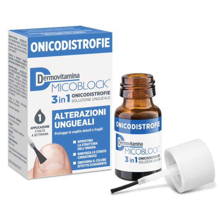 DERMOVITAMINA MICOBLOCK 3IN1 ONICODISTROFIE 7 ML DERMOVITAMINA MICOBLOCK 3IN1 ONICODISTROFIE 7 ML