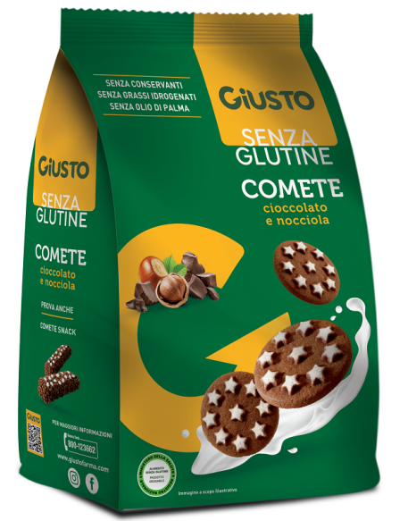 GIUSTO S/G COMETE BISCOTTI200G