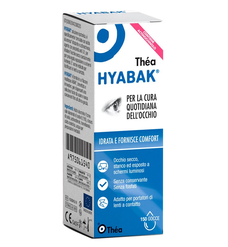 SOLUZIONE OFTALMICA MULTIDOSE HYABAK 5 ML SOLUZIONE OFTALMICA MULTIDOSE HYABAK 5 ML