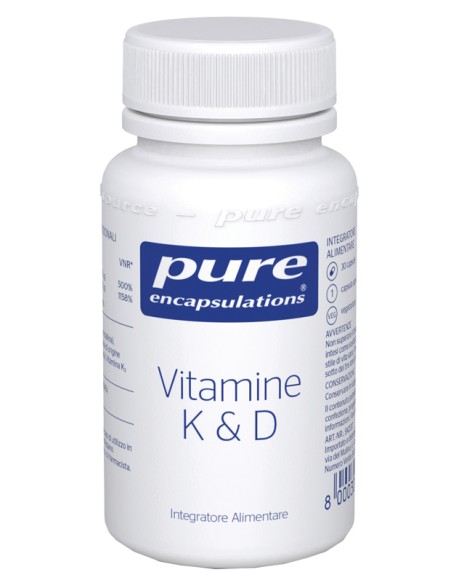 PURE ENCAPSUL VITAM.K+D3 30CPS S