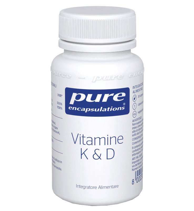 PURE ENCAPSUL VITAM.K+D3 30CPS S