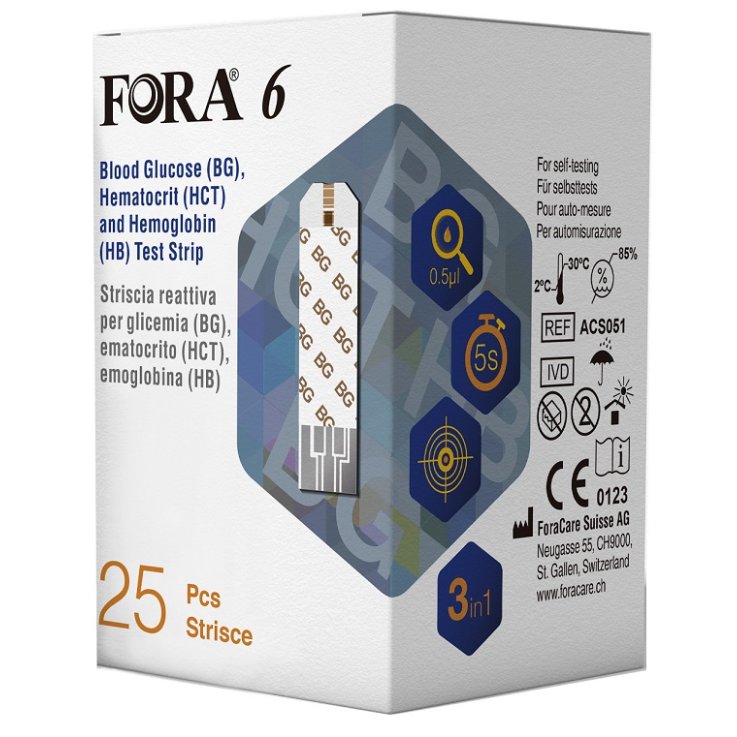 FORA*6 Strisce 3in1 25pz FORA*6 Strisce 3in1 25pz