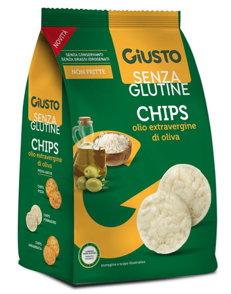 GIUSTO S/G CHIPS OLIO EVO 40G