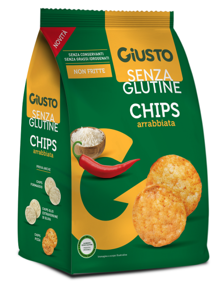 GIUSTO S/G CHIPS ARRABBIATA40G