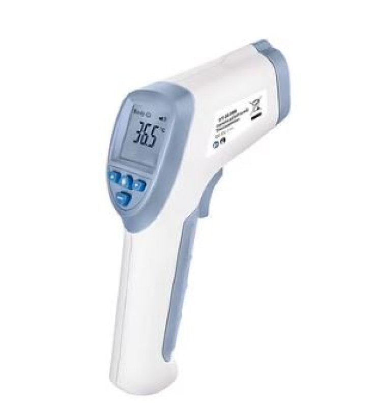 TERMOMETRO FRONTALE A INFRAROSSI RANGE TEMPERATURA CORPOREA32-43 GRADI DISTANZA MISURAZIONE 1-3 CM TERMOMETRO FRONTALE A INFRAROSSI RANGE TEMPERATURA CORPOREA32-43 GRADI DISTANZA MISURAZIONE 1-3 CM