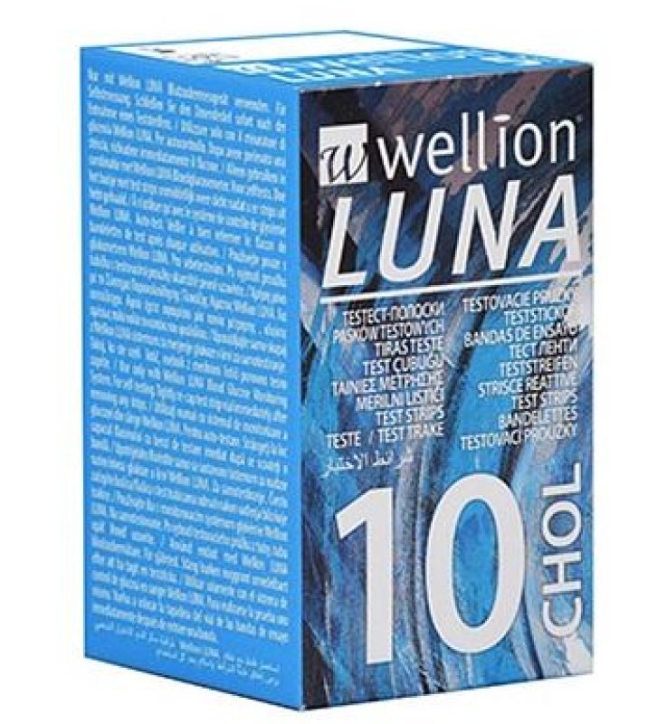 WELLION LUNA Choles 10 Strips WELLION LUNA Choles 10 Strips