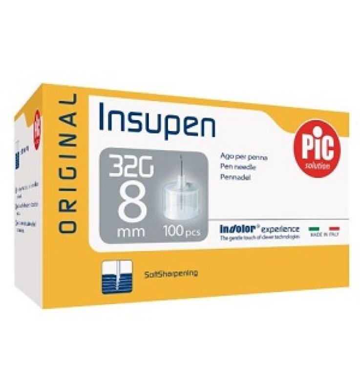 AGO PER PENNA PIC INSUPEN ORIGINAL GAUGE 32X8 MM 100 PEZZI