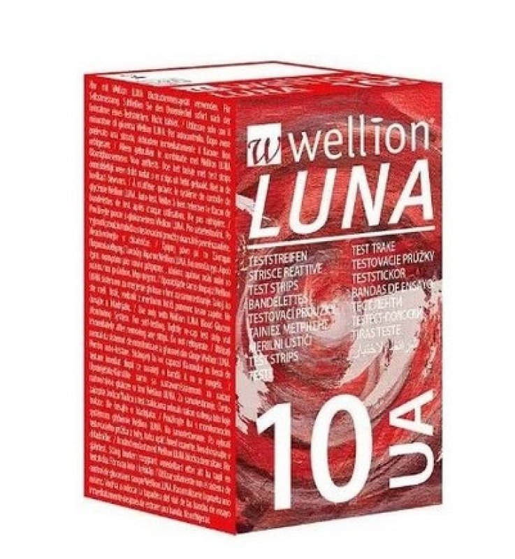 WELLION LUNA Ac.Urico 10 Str.