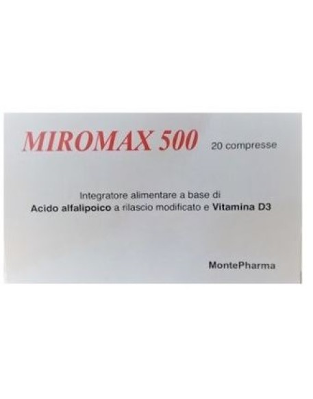 MIROMAX 500 20 COMPRESSE