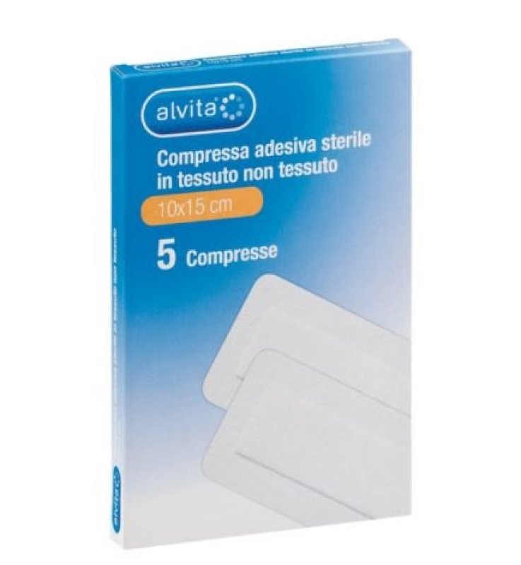 ALVITA GARZA ADES STER 10X15CM ALVITA GARZA ADES STER 10X15CM