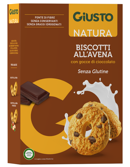 GIUSTO S/G BISCOTTI AVENA CIOC