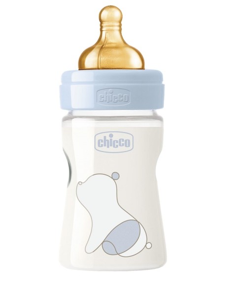 CHICCO BIBERON ORIGINAL 150ML TOUCH 1 FORO BOY CON TETTARELLA IN CAUCCIU'