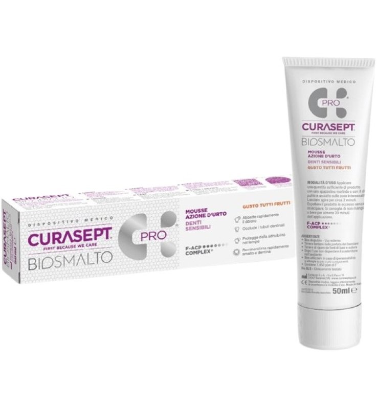 CURASEPT BIOSMALTO MOUSSE DENTI SENSIBILI 50 ML