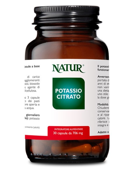 POTASSIO Citrato 30 Cps NATUR