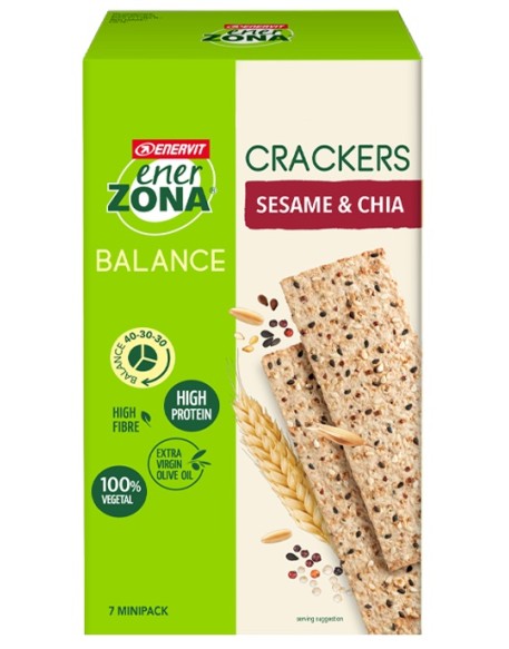 ENERZONA CRACKERS SESAME & CHIA 25 G