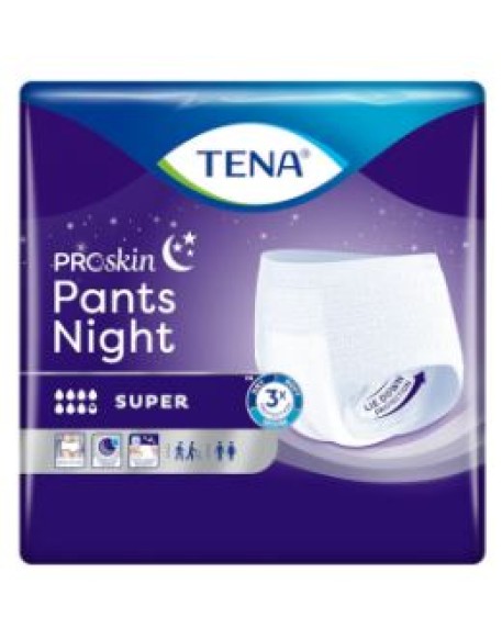 TENA PANTS NIGHT L 10PZ 3672