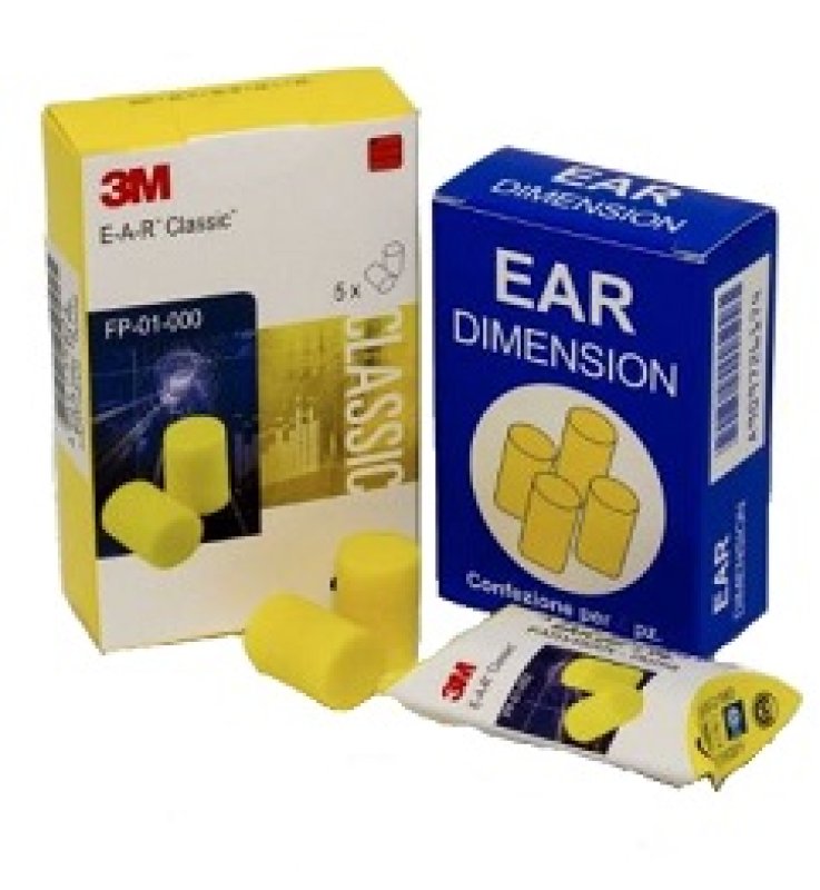 EAR TAPPO AURICOLARE IN SPUGNA 10 PEZZI